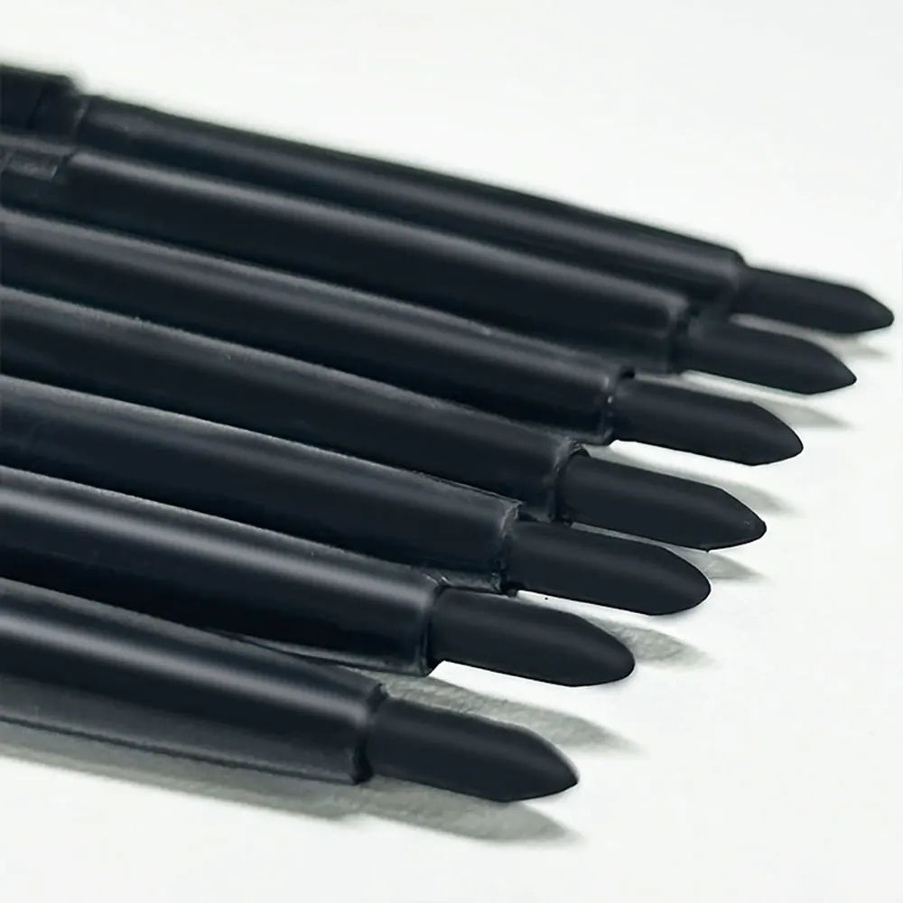 Crayons eyeliner noirs imperméables, maquillage pour les yeux, longue durée, respectueux de l'intérieur, 3 pièces