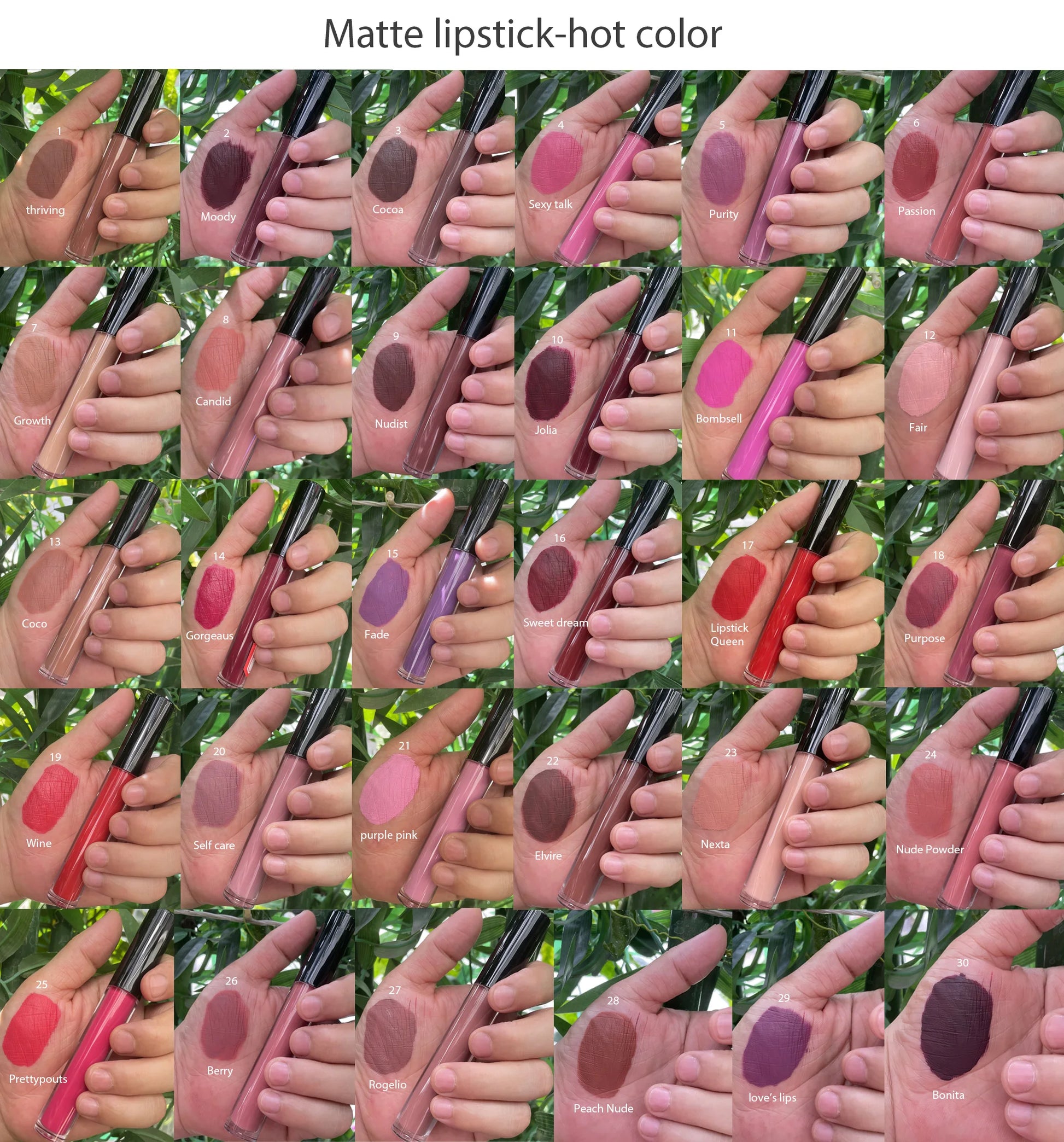 Wholesale Low Moq Matte Liquid Lipstick Vegan Private Label Waterproof Long Lasting Lip Stick Custom Liquid Lipstick