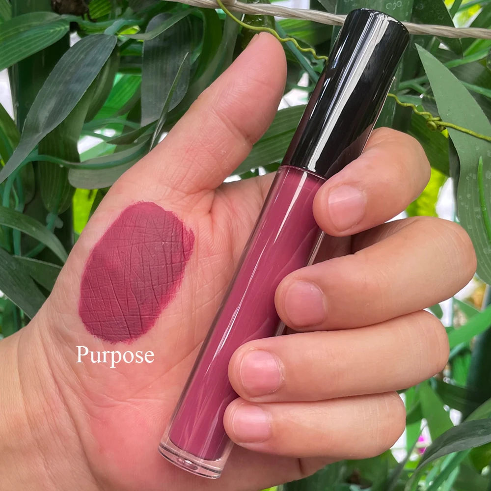 Wholesale Low Moq Matte Liquid Lipstick Vegan Private Label Waterproof Long Lasting Lip Stick Custom Liquid Lipstick