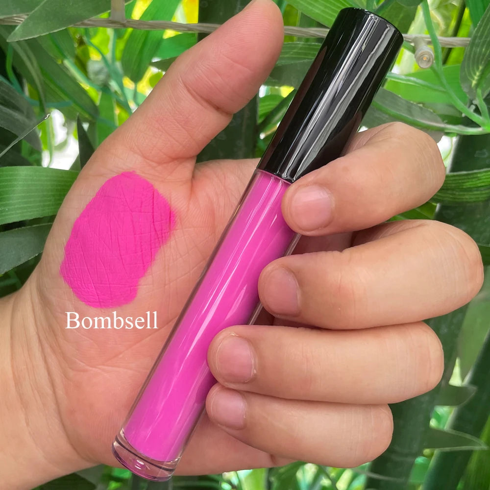Wholesale Low Moq Matte Liquid Lipstick Vegan Private Label Waterproof Long Lasting Lip Stick Custom Liquid Lipstick