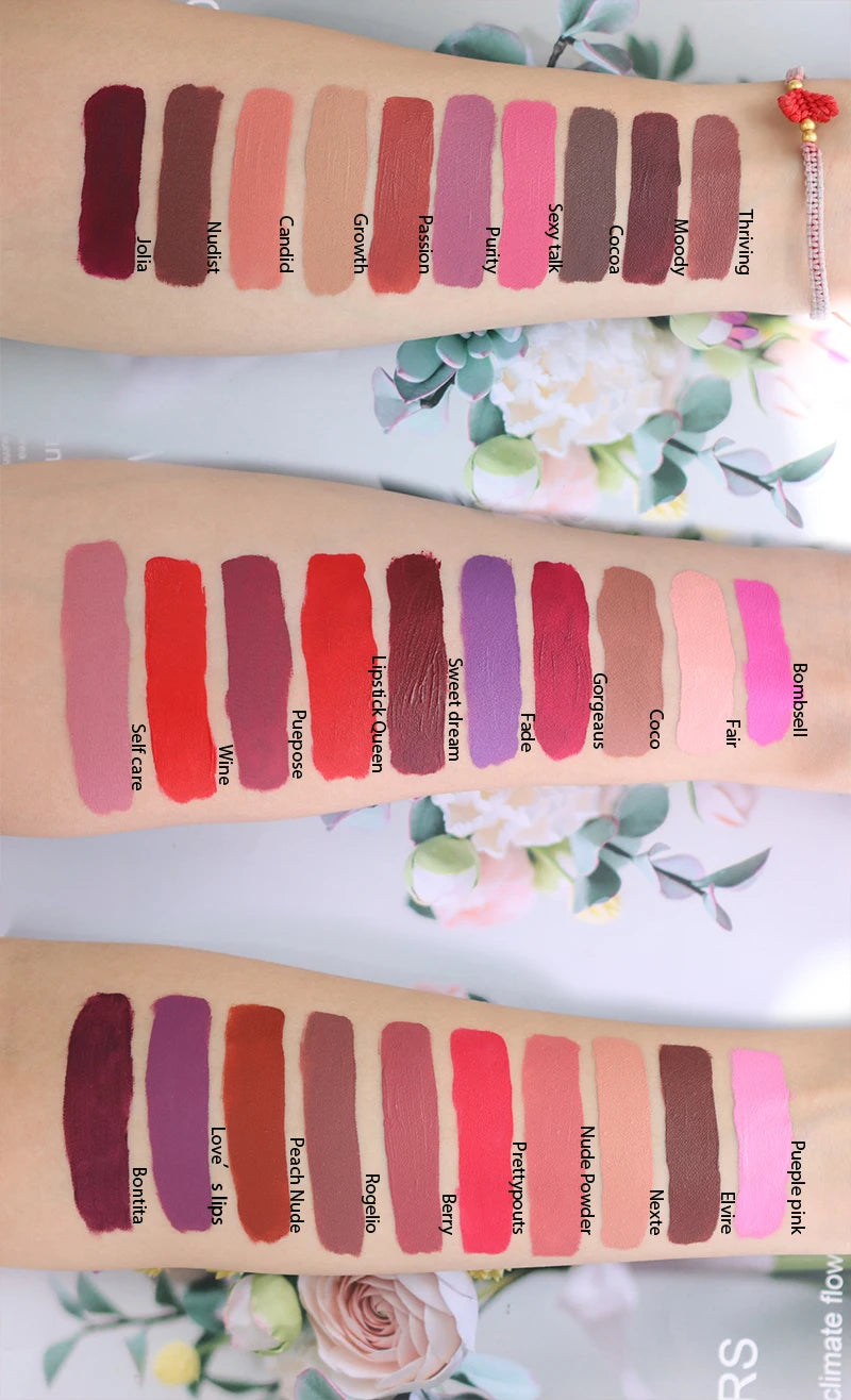 Wholesale Low Moq Matte Liquid Lipstick Vegan Private Label Waterproof Long Lasting Lip Stick Custom Liquid Lipstick