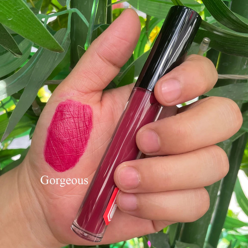 Wholesale Low Moq Matte Liquid Lipstick Vegan Private Label Waterproof Long Lasting Lip Stick Custom Liquid Lipstick