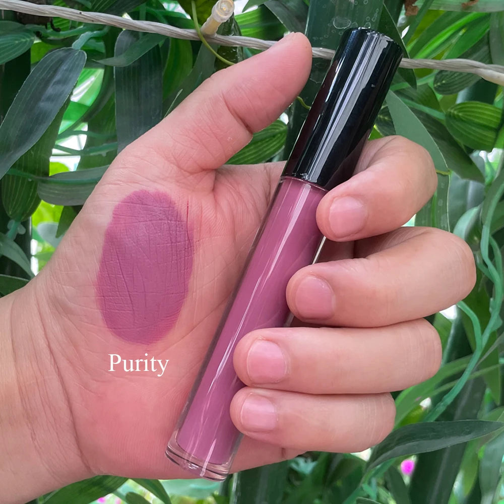 Wholesale Low Moq Matte Liquid Lipstick Vegan Private Label Waterproof Long Lasting Lip Stick Custom Liquid Lipstick