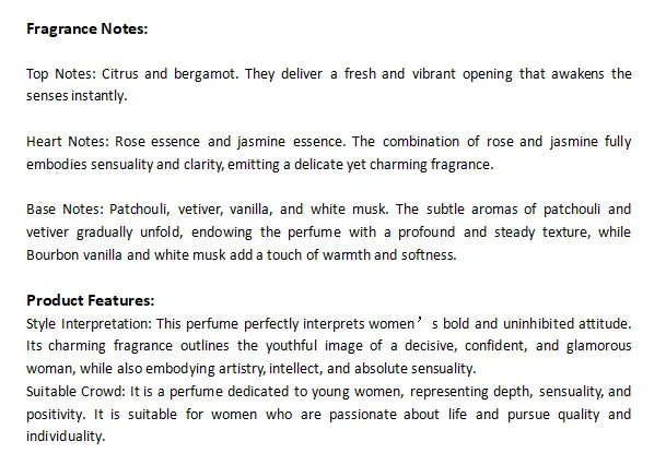 Factory Custom Manufacturer Wholesale Luxury Casual Fashionable Sporty Perfume Original Women's Solid Pheromore Perfume