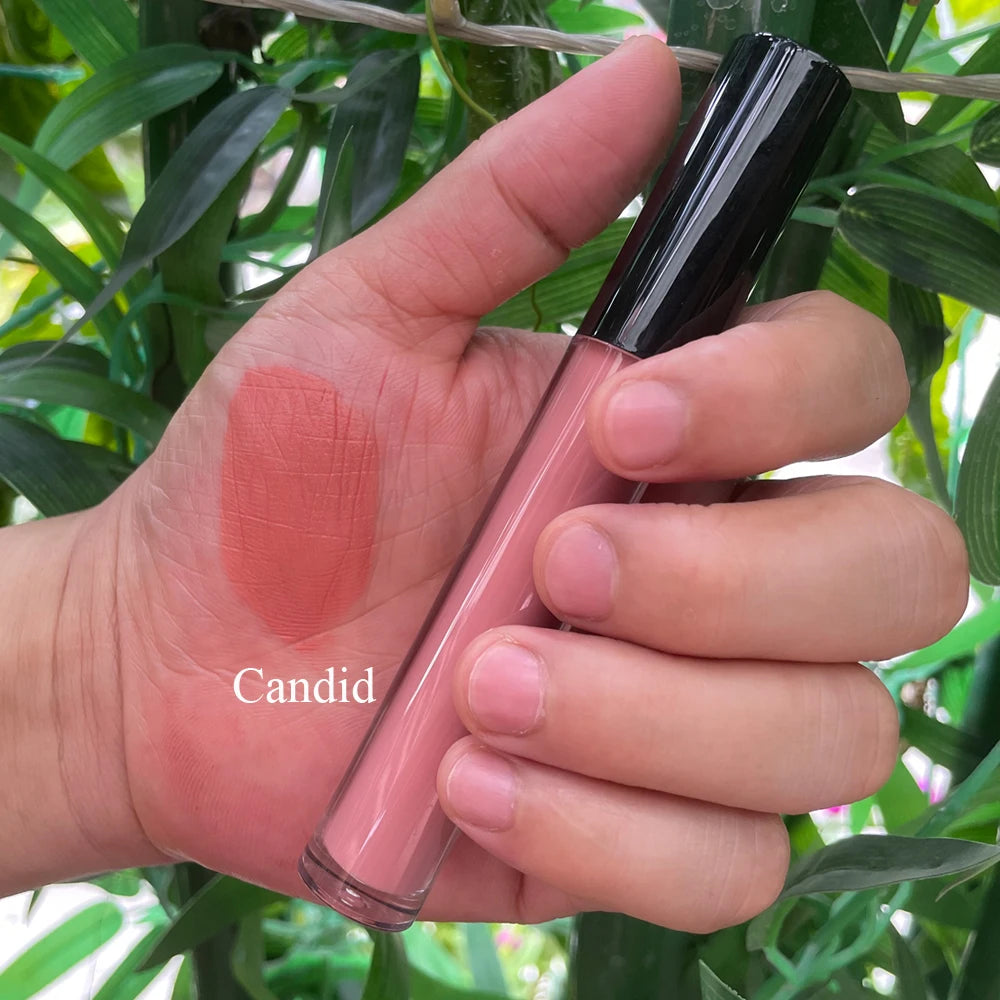 Wholesale Low Moq Matte Liquid Lipstick Vegan Private Label Waterproof Long Lasting Lip Stick Custom Liquid Lipstick