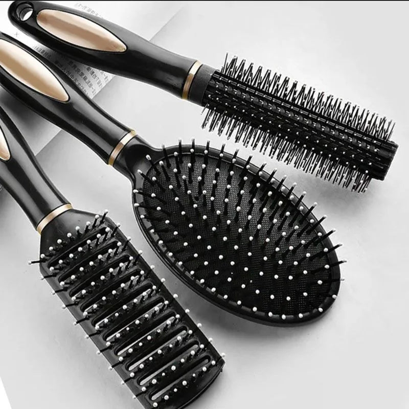 Peigne de massage en plastique pour cheveux bouclés, soins pratiques, masseur de tête SPA, ménage, sac gonflable