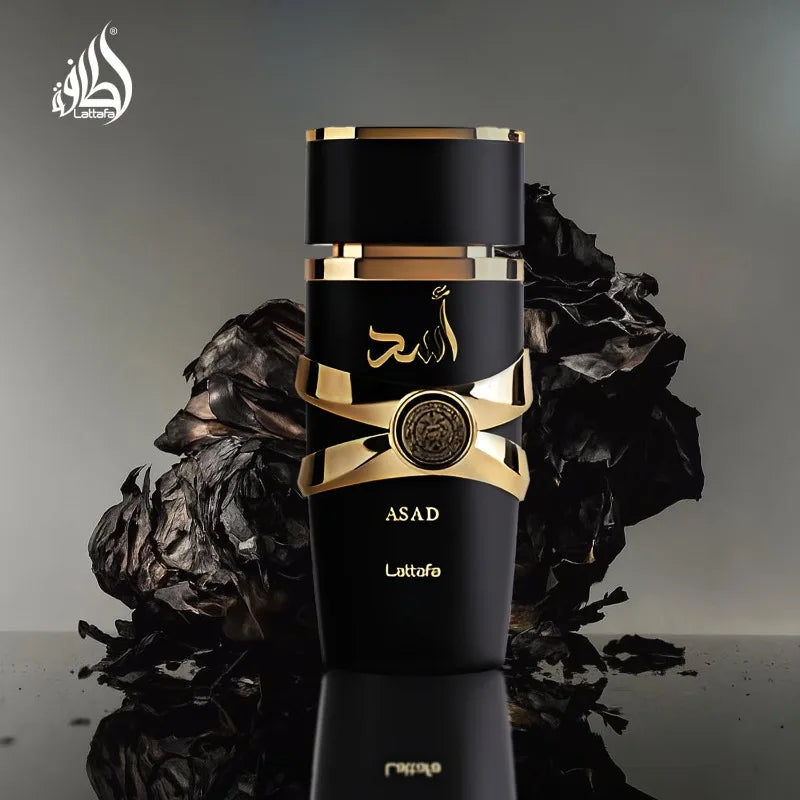 Lattafa Asad Eau de Parfum Spray 100ml parfums arabes originaux parfum Oriental durable phéromones parfum Cologne pour hommes cadeau