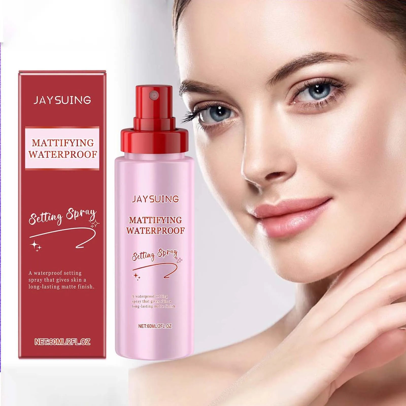 Spray fixateur de maquillage imperméable, hydratant pour le visage, contrôle durable de l'huile, mat naturel, rafraîchissant, Spray fixateur de maquillage