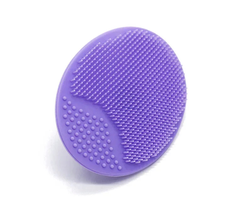 Brosse de lavage du visage en Silicone, nettoyage des Pores, shampoing pour bébé, brosse de bain pour bébé, cheveux doux, peigne rond, usage domestique