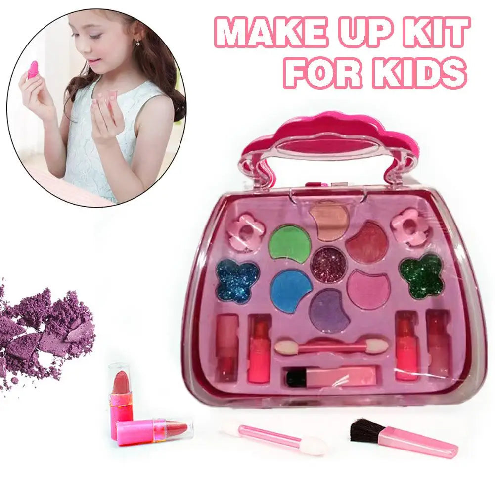 Kit de maquillage pour enfants pour filles, Kit de maquillage lavable pour enfants, jouets pour filles, Kit de maquillage pour petites filles réelles, maquillage de jeu de princesse