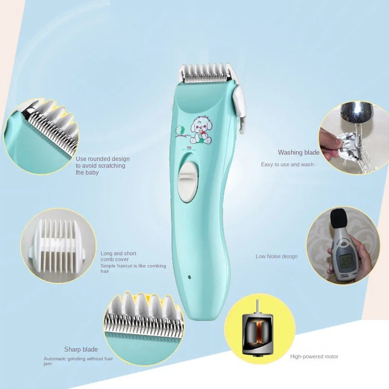 Tondeuse à cheveux silencieuse pour bébé, tondeuse électrique silencieuse pour enfants, Machine de découpe pour nourrissons et femmes, rasoir pour animaux de compagnie