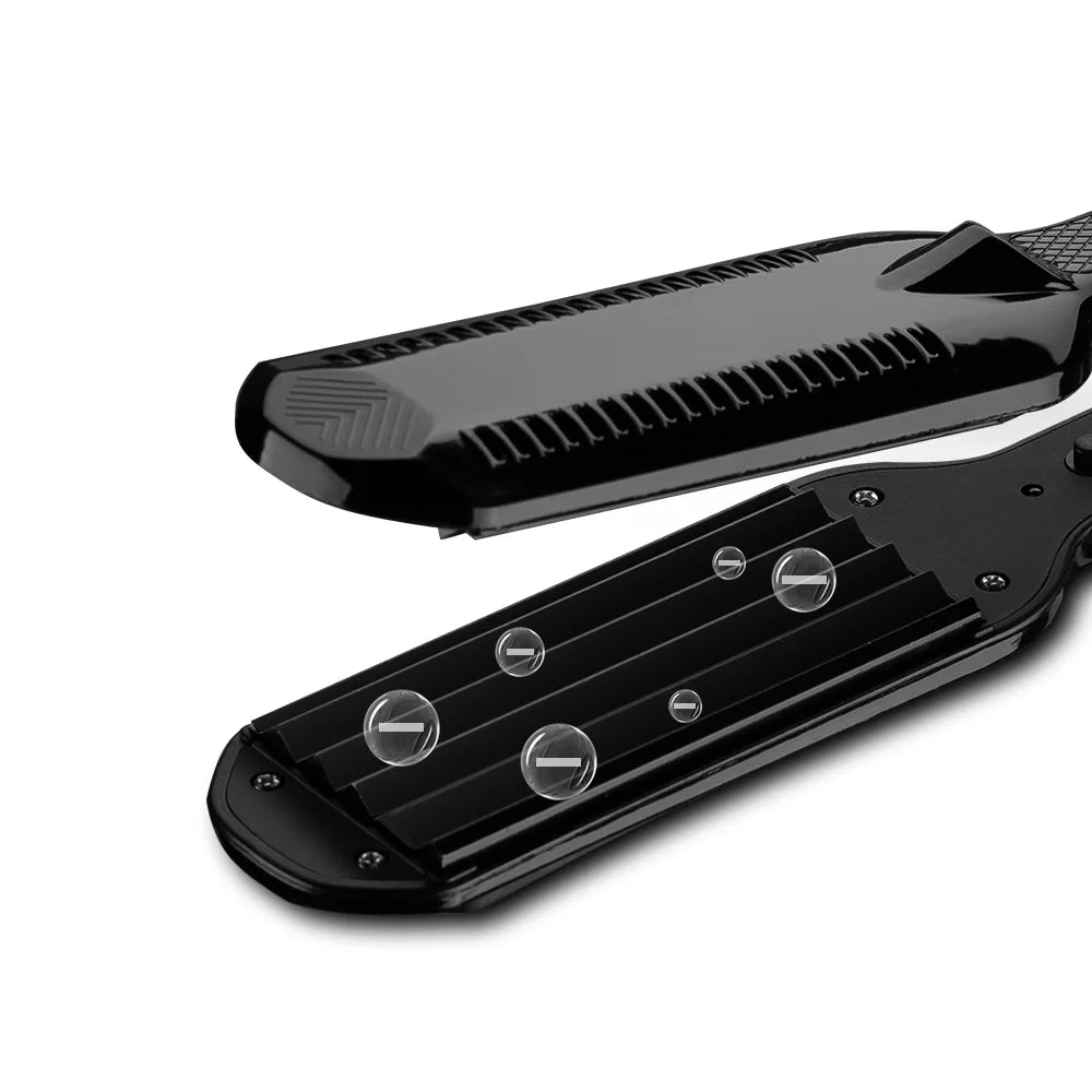 Fers à friser électroniques, fers à friser, fer à friser ondulé en titane, outils en fer à vagues