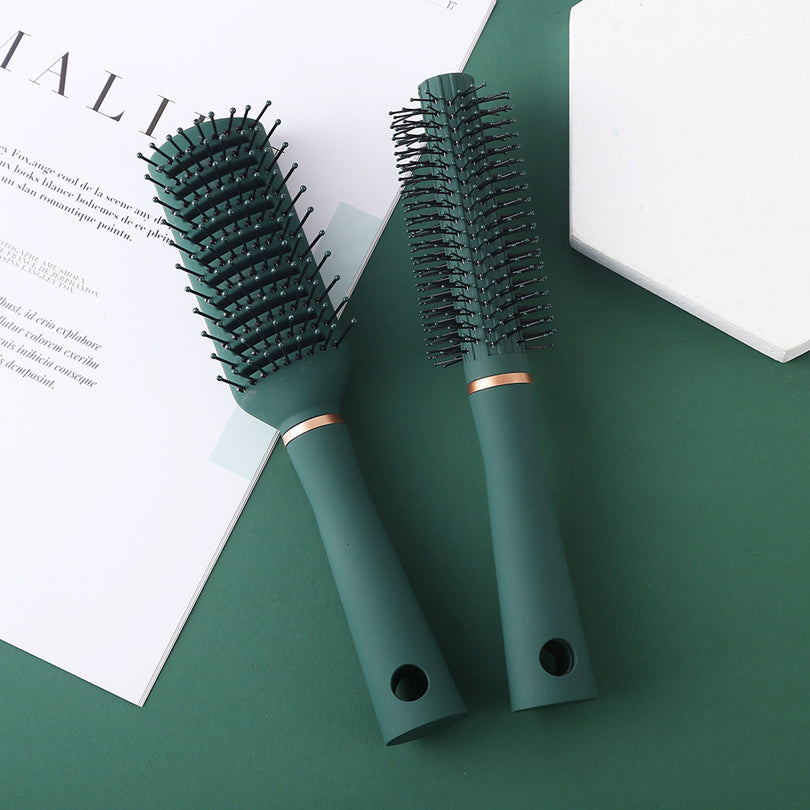 1 shunfa coussin d'air peigne cheveux cuir massage peigne coiffant peigne cheveux bouclés peigne