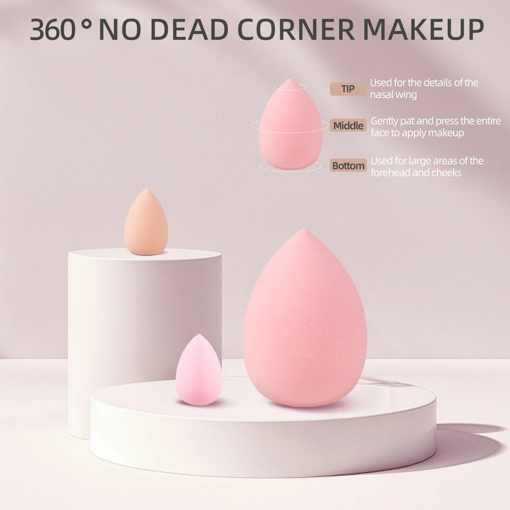 Ensemble de pinceaux et d'éponges de maquillage, bouffantes de maquillage roses, bandeau, dissolvant de bracelet, Kit d'extension de cils DIY 8-16mm, outil de maquillage