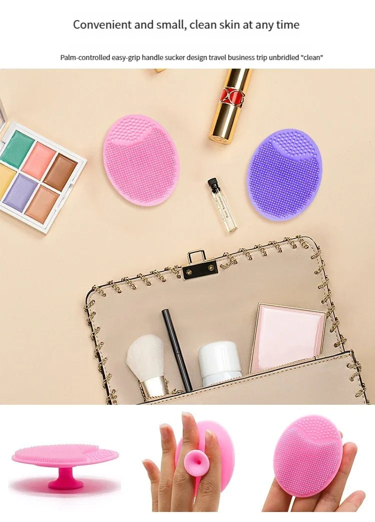 Brosse de lavage du visage en Silicone, nettoyage des Pores, shampoing pour bébé, brosse de bain pour bébé, cheveux doux, peigne rond, usage domestique