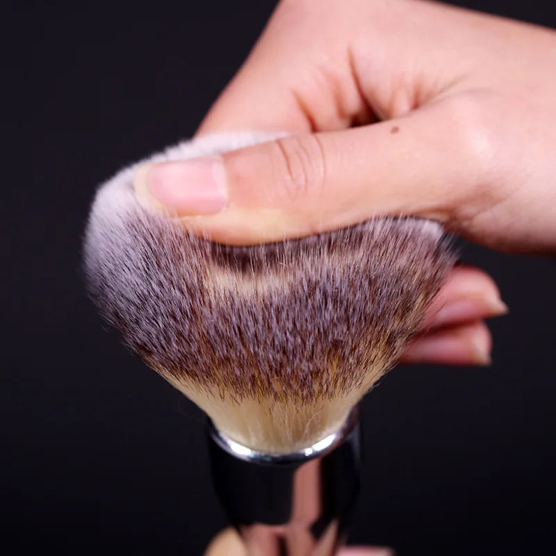 Pinceau à poudre en vrac, simple et grand, fibre ultra douce, outil de beauté