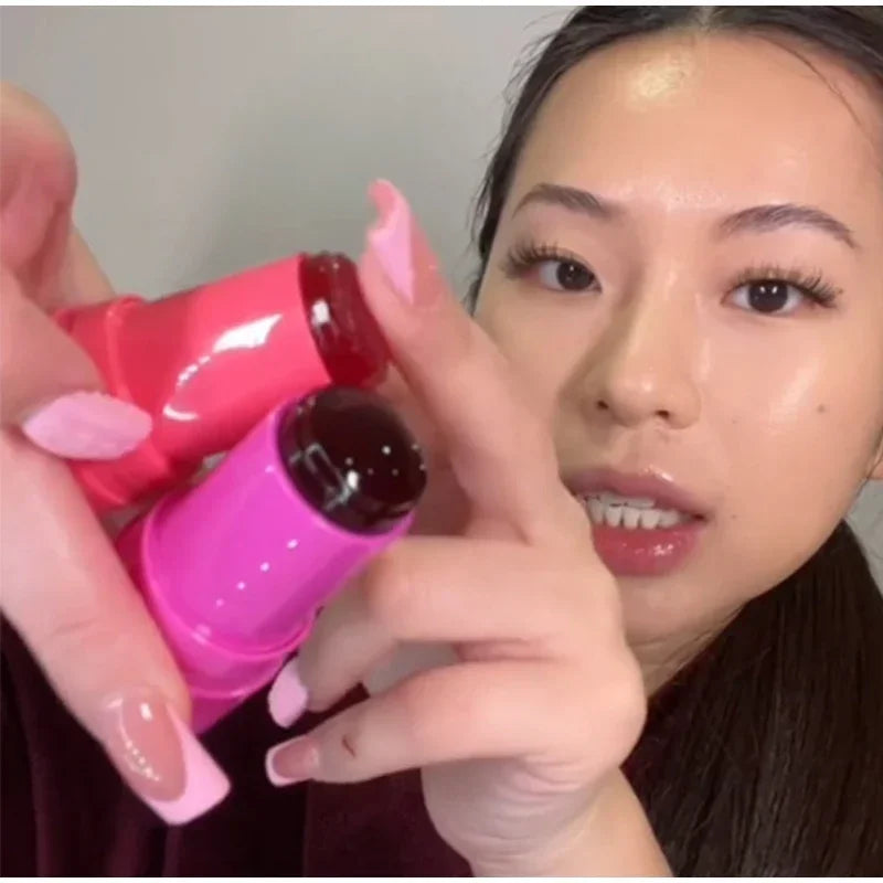 Baguette de fard à joues pour le visage 3 en 1, teinte MSI de lait, hydratant, longue durée, contour des joues, rouge à lèvres, autocollant, beauté, maquillage, 256 rouge