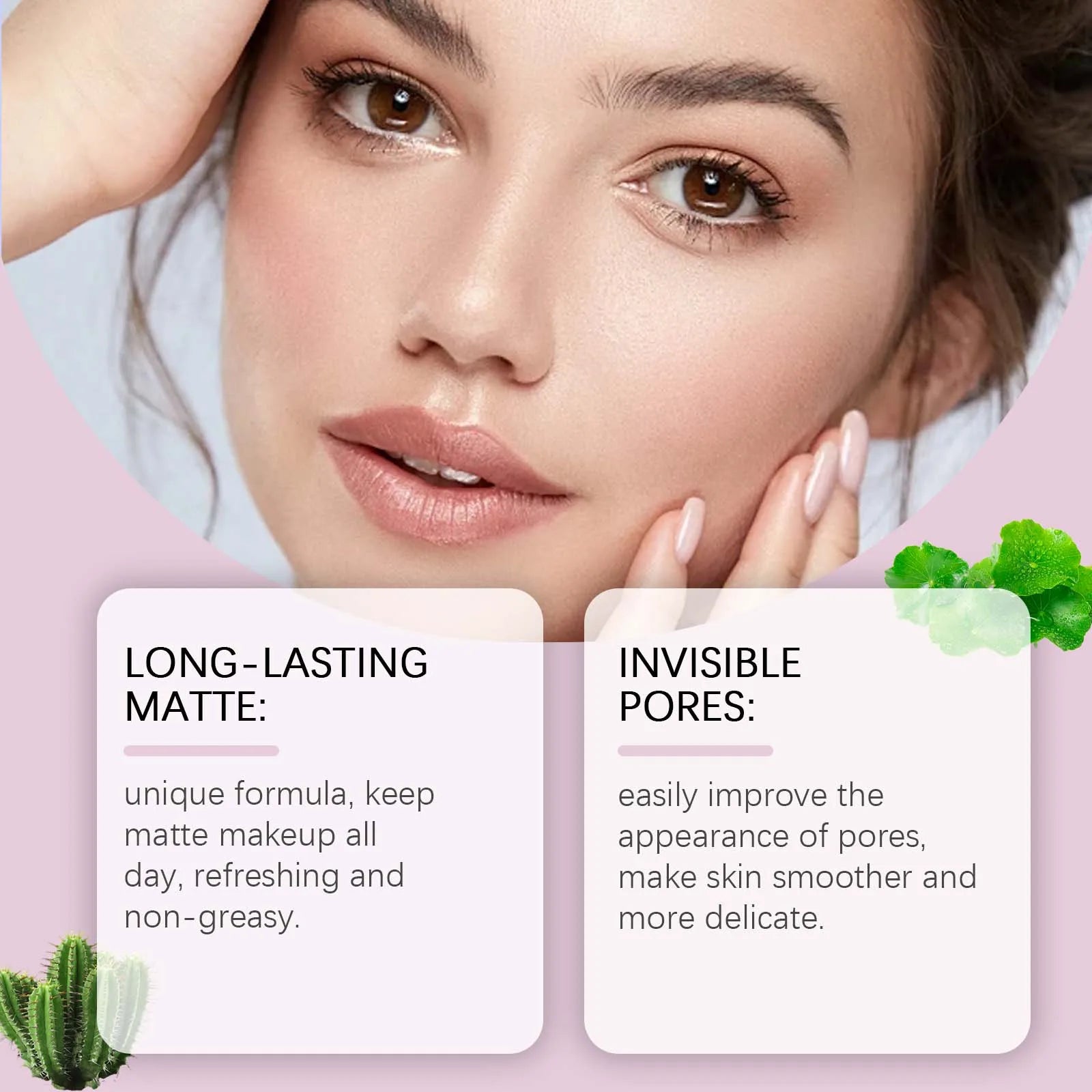 Spray fixateur de maquillage imperméable, hydratant pour le visage, contrôle durable de l'huile, mat naturel, rafraîchissant, Spray fixateur de maquillage