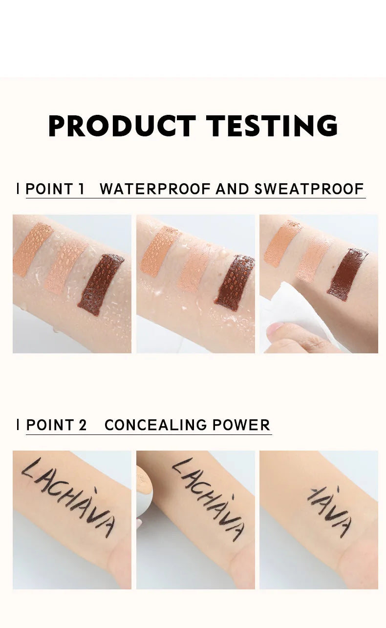 Crème anti-cernes pour Contour du visage, 15 couleurs, couverture complète des imperfections, fond de teint contre l'acné, Base anti-cernes imperméable, Palette de maquillage cosmétique