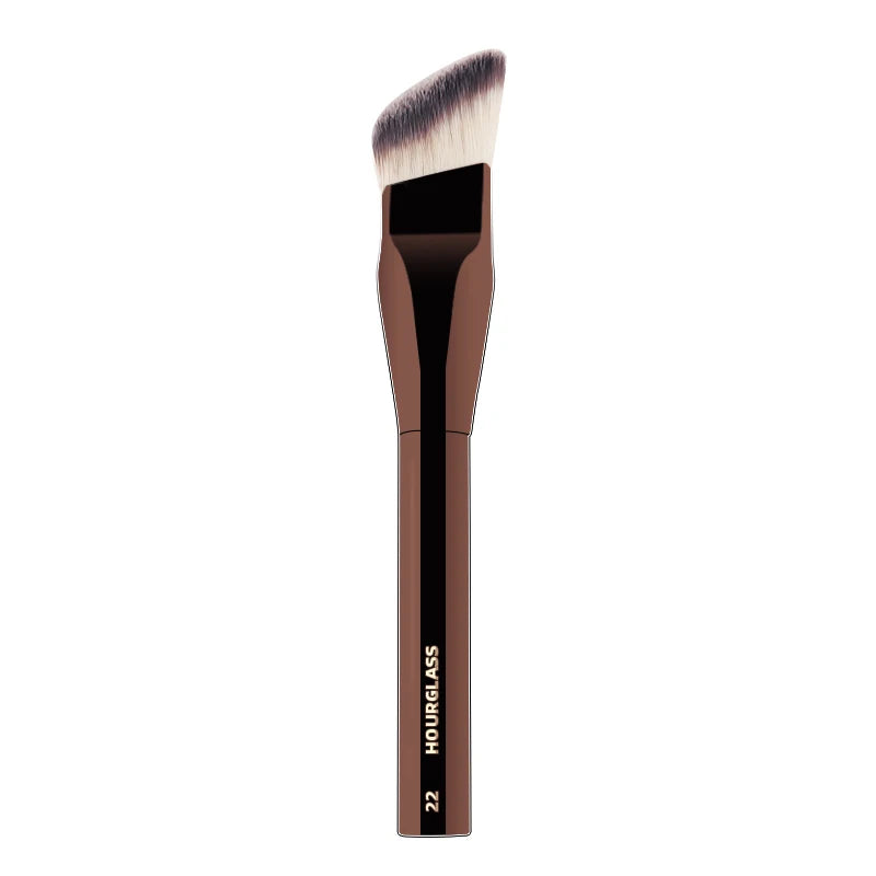 HOURGLASS pinceaux de fond de teint liquide coudés fond de teint crème brosse Blush brosse Base maquillage outil-022