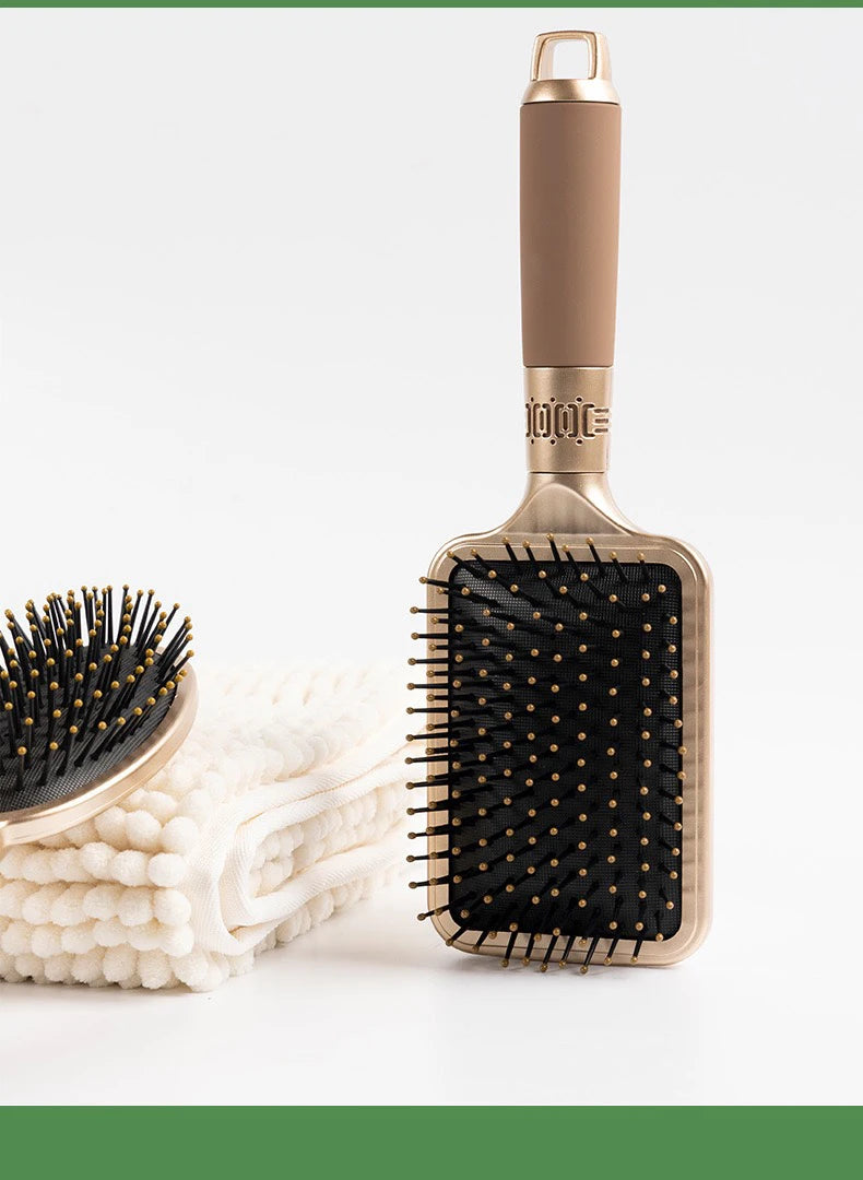 CALIYI cheveux Massage coussin d'air peigne brosse cuir chevelu brosse à cheveux démêlant antistatique Salon SPA coiffure outil de coiffure ovale rond