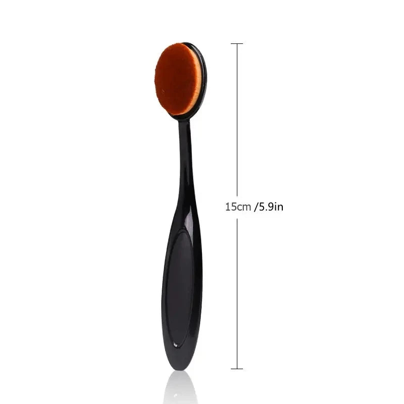 1/2/5 pièces grande brosse de fond de teint brosse à dents forme maquillage outils de maquillage obtenir une Application rapide et uniforme de crèmes et de poudres cosmétiques