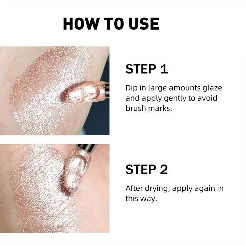 Rouge à lèvres liquide métallique à paillettes, facile à colorer, tasse antiadhésive, brillant à lèvres imperméable, maquillage longue durée