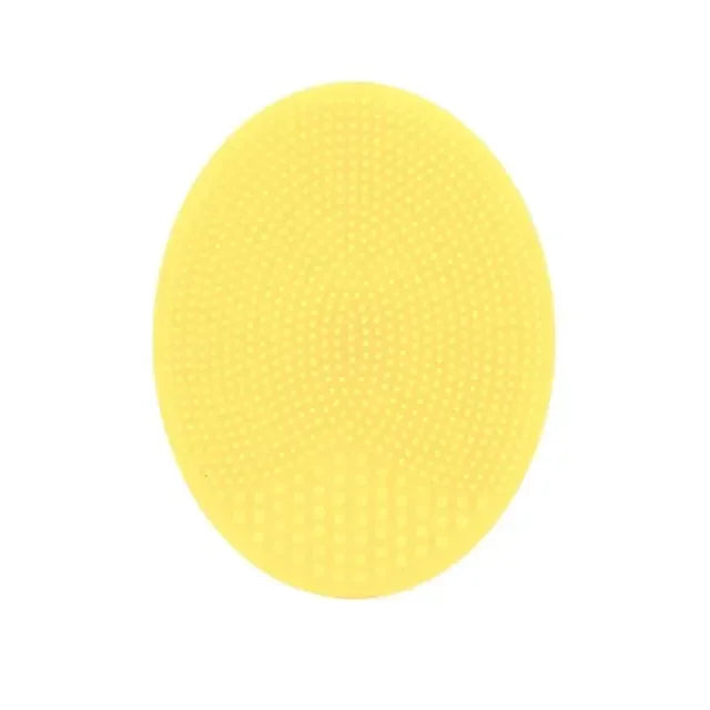 Brosse de lavage du visage en Silicone, nettoyage des Pores, shampoing pour bébé, brosse de bain pour bébé, cheveux doux, peigne rond, usage domestique