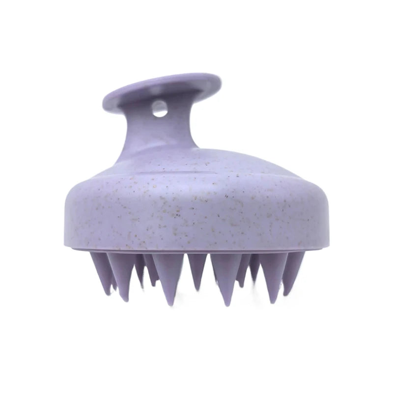 Brosse de lavage des cheveux TPE + paille de blé, brosse de lavage des cheveux, brosse de tête du cuir chevelu, peigne anti-démangeaison, brosse de Massage, outil de coiffure