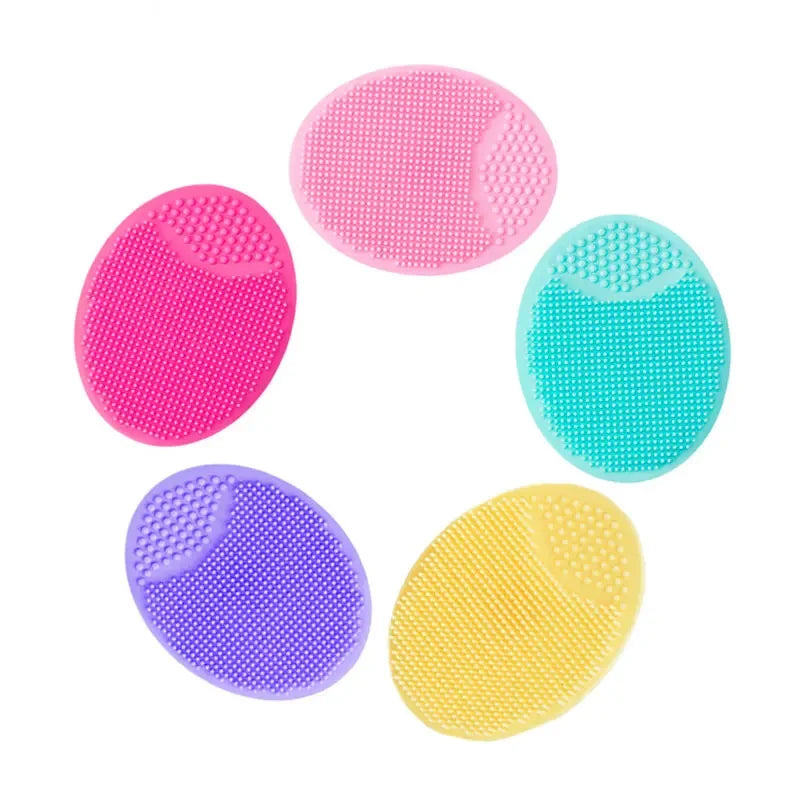 Brosse de lavage du visage en Silicone, nettoyage des Pores, shampoing pour bébé, brosse de bain pour bébé, cheveux doux, peigne rond, usage domestique