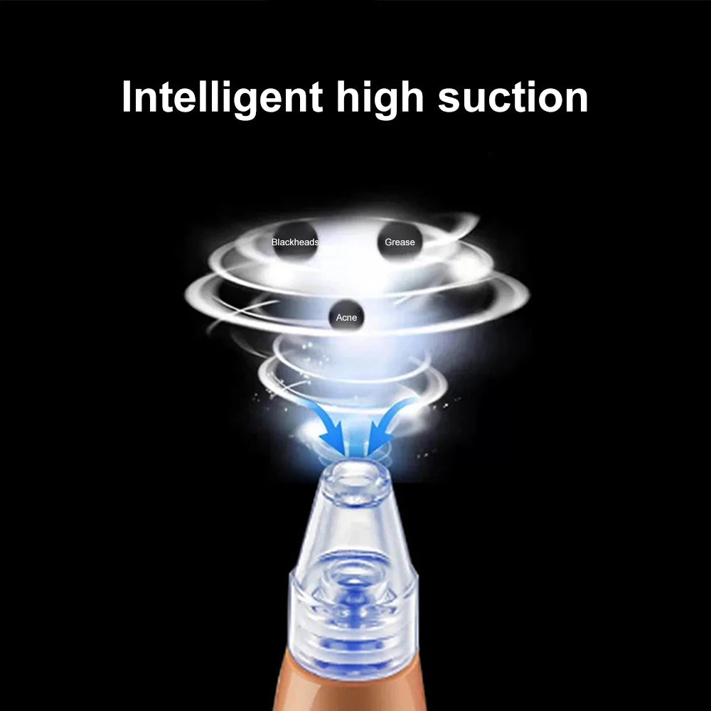 Dissolvant électrique de points noirs et nettoyeur de pores, dispositif Facial de traitement de l'acné avec raffermissement de la peau pour un nettoyage en profondeur des outils de soins de la peau