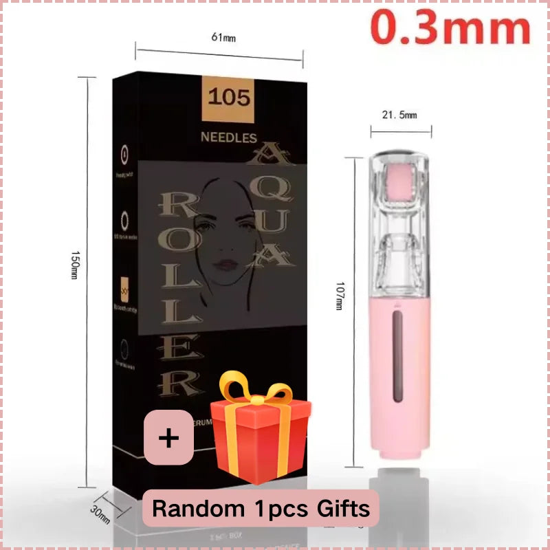 105 nouveau rouleau d'hydratation de la peau Micro système d'infusion livraison de l'huile lèvre plus dodue visage sourcils cheveux cuir chevelu sérum applicateur outil de beauté