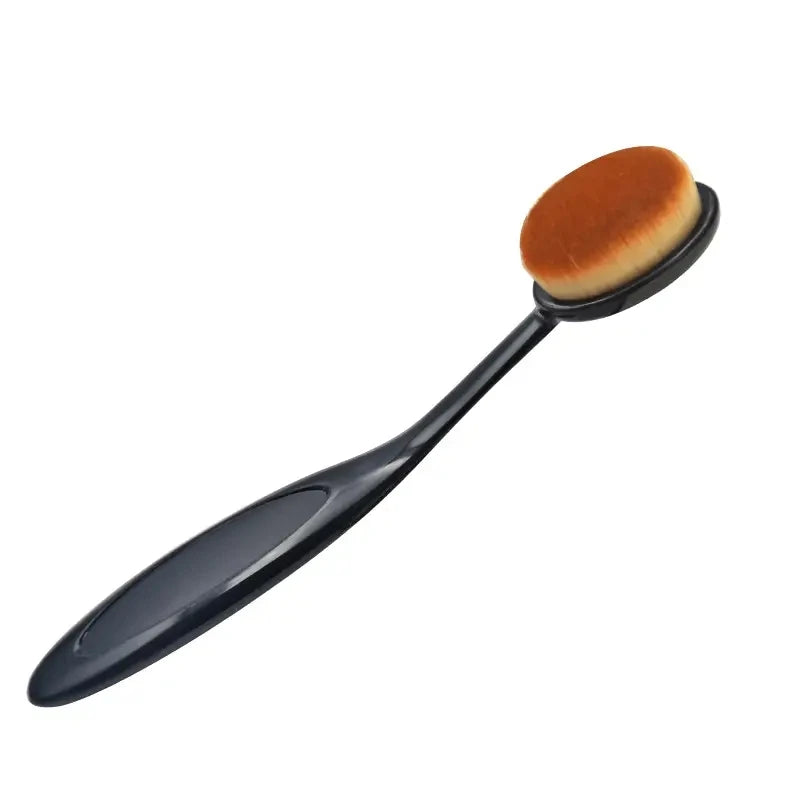 1/2/5 pièces grande brosse de fond de teint brosse à dents forme maquillage outils de maquillage obtenir une Application rapide et uniforme de crèmes et de poudres cosmétiques