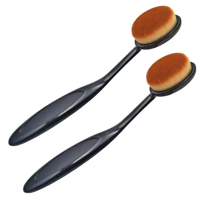1/2/5 pièces grande brosse de fond de teint brosse à dents forme maquillage outils de maquillage obtenir une Application rapide et uniforme de crèmes et de poudres cosmétiques