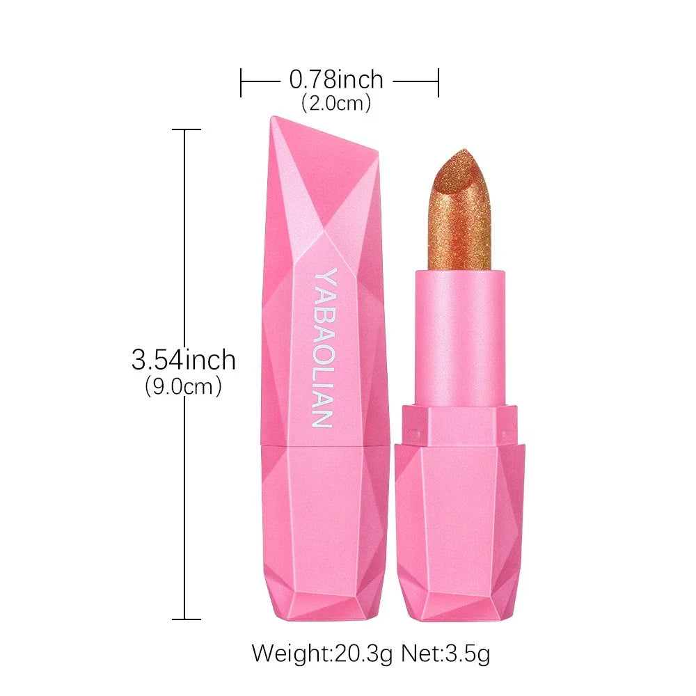 Rouge à lèvres doré à sable mouvant, 6 couleurs, à paillettes fines, hydratant, soyeux, sirène, auureate, maquillage imperméable longue durée pour les lèvres