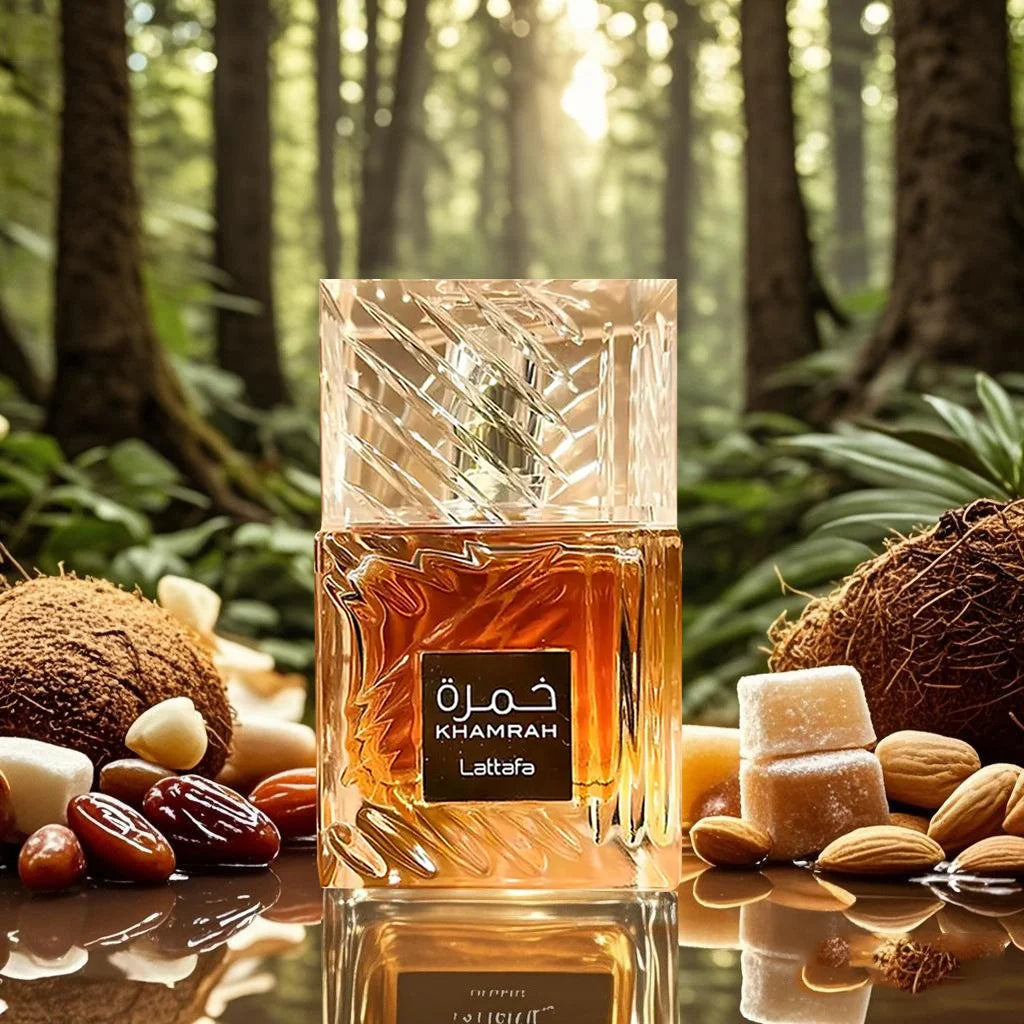 1 paquet de parfum Lattafa Khamrah 3,4 oz/100 ml 3,4 oz/100 ml-parfum chaud à la vanille et à la cannelle, spray de parfum unisexe