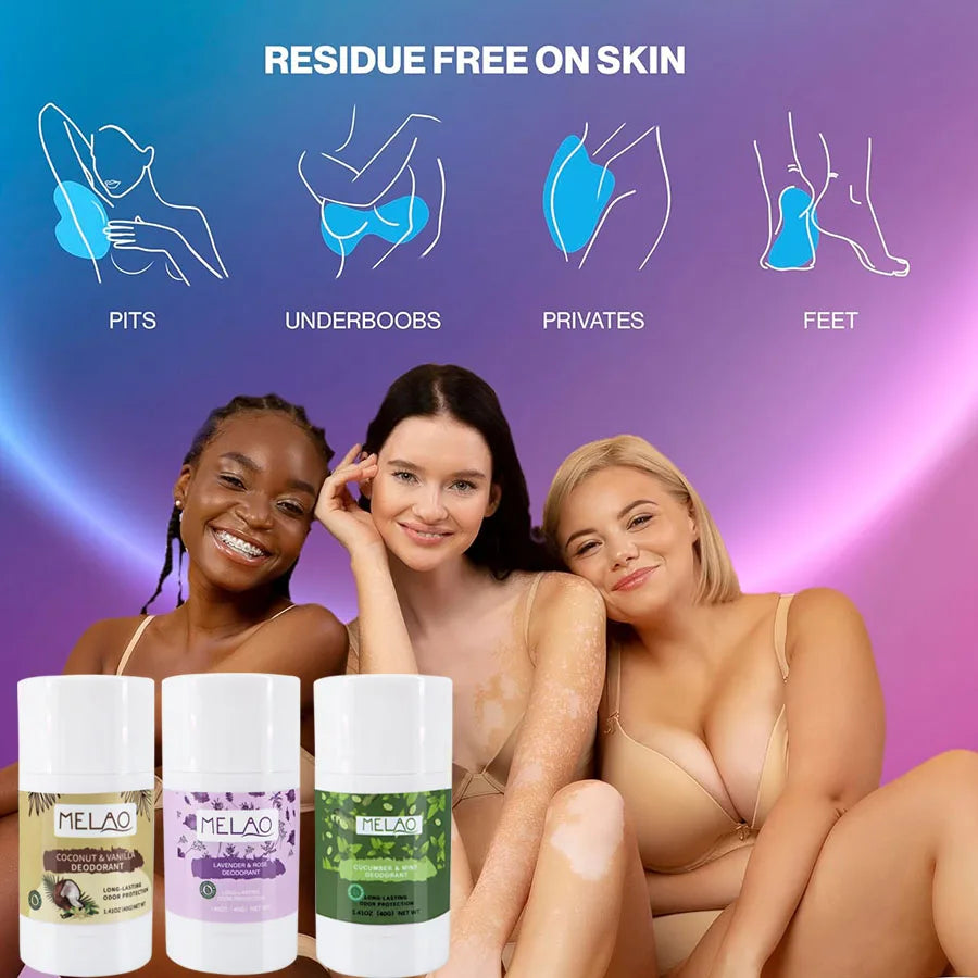 Tiroir AO-Dépistolet ant naturel pour hommes et femmes, sans aluminium avec du bicarbonate de soude, des probiotiques, de l'huile d'amp et de la poupée de karité