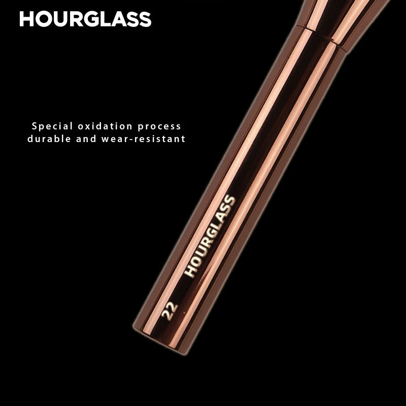 HOURGLASS pinceaux de fond de teint liquide coudés fond de teint crème brosse Blush brosse Base maquillage outil-022