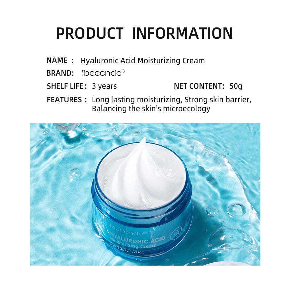 Crème Gel à l'acide hyaluronique, hydratante pour le visage, pour hydrate et lisse, peau Extra sèche, nourrissante, améliore la sécheresse, Lotion pour le visage