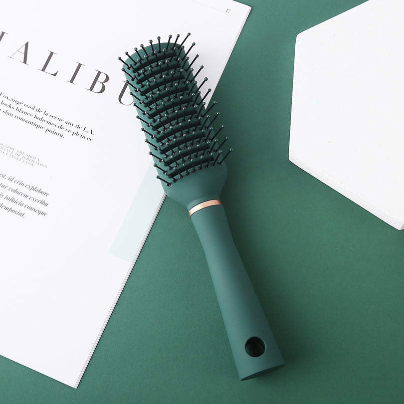 1 shunfa coussin d'air peigne cheveux cuir massage peigne coiffant peigne cheveux bouclés peigne