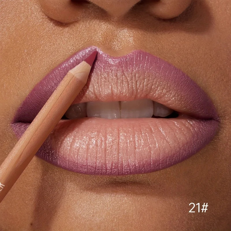 Rouge à lèvres mat et stylo de revêtement, imperméable, longue durée, antiadhésif, nuances de baies pour tous les Types de peau, crayons de maquillage pour femmes, 1 pièce