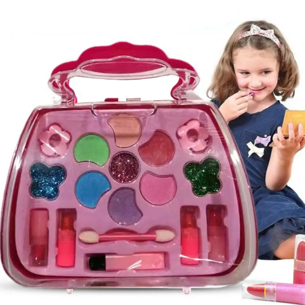 Kit de maquillage pour enfants pour filles, Kit de maquillage lavable pour enfants, jouets pour filles, Kit de maquillage pour petites filles réelles, maquillage de jeu de princesse