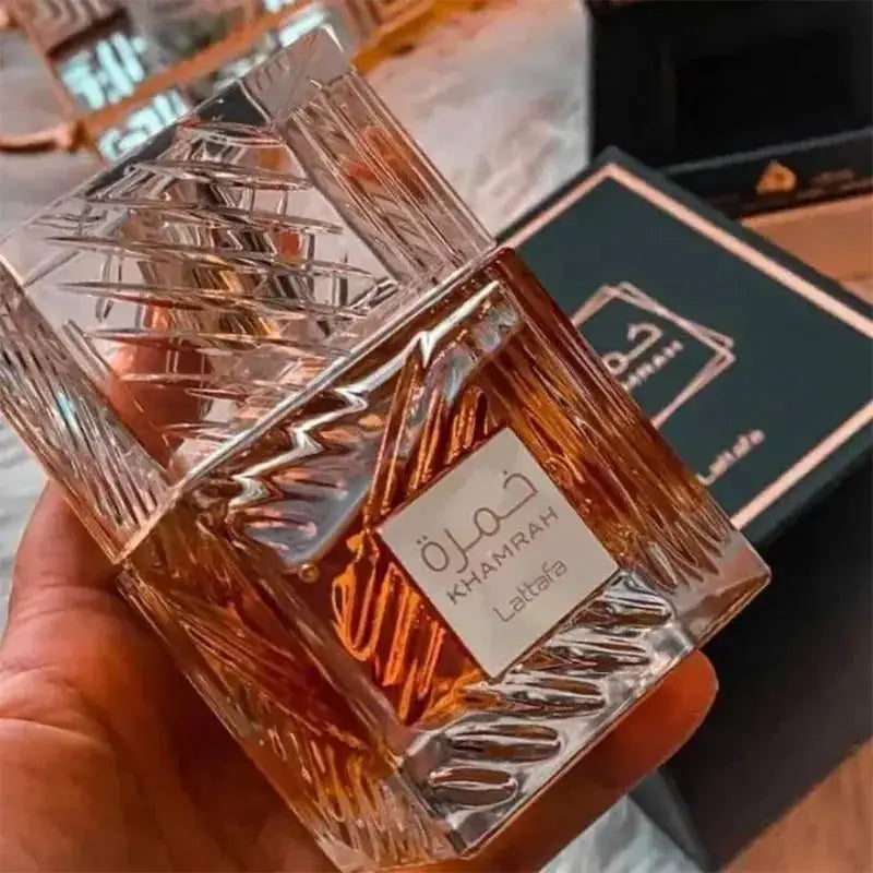 1 paquet de parfum Lattafa Khamrah 3,4 oz/100 ml 3,4 oz/100 ml-parfum chaud à la vanille et à la cannelle, spray de parfum unisexe