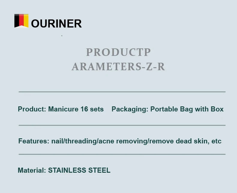 Ensemble de coupe-ongles en acier inoxydable, avec sac pliant, Kits de coupe de manucure, ciseaux, outil de maquillage et de beauté, 12 à 16 pièces/ensemble