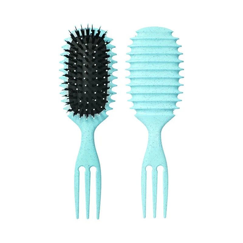 Brosse coiffante pour cheveux bouclés Candy Bursh: boucles définies sur cheveux mouillés, poils en Nylon, peigne démêlant et volumateur pour tous les types de cheveux, 1 pièce