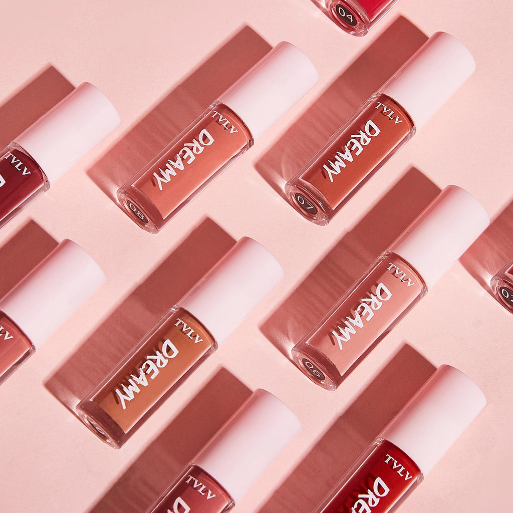 Ensemble de maquillage pour vernis à lèvres rouge, 10 couleurs, exquis, pratique, confortable, Portable, facile à appliquer