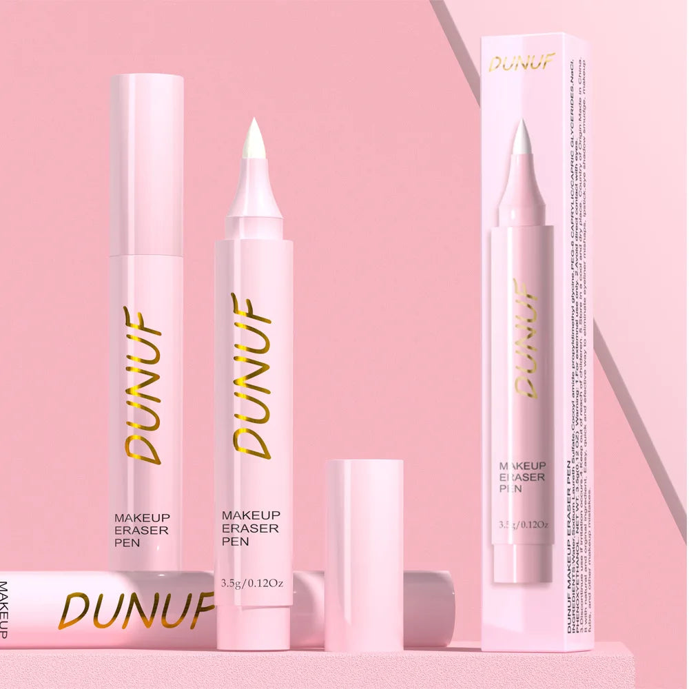 Stylo gomme de maquillage pour lèvres, yeux, outil de nettoyage des pores du visage, crayon dissolvant doux, formule sans traction, soins de la peau indispensables