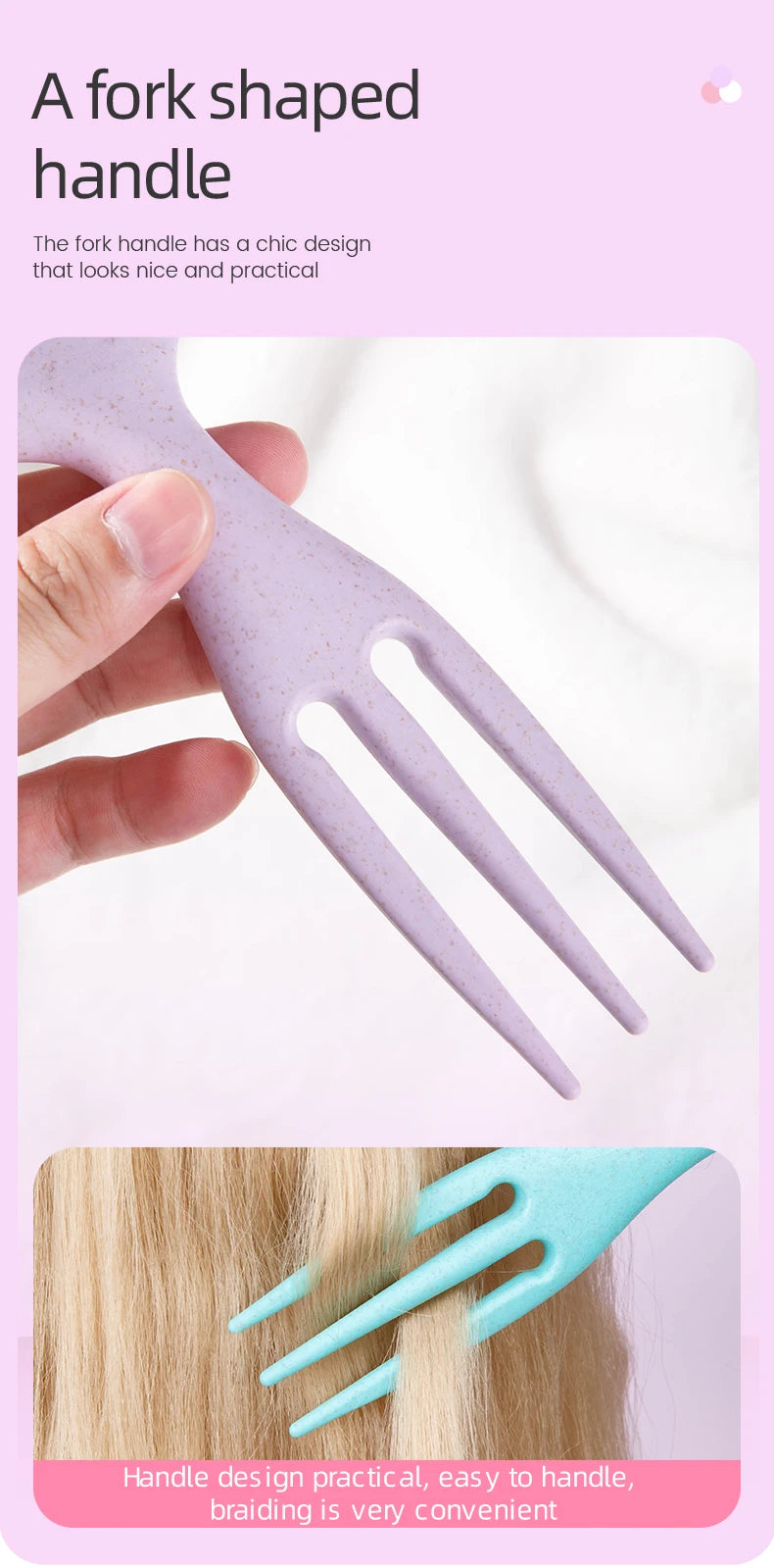 Brosse coiffante pour cheveux bouclés Candy Bursh: boucles définies sur cheveux mouillés, poils en Nylon, peigne démêlant et volumateur pour tous les types de cheveux, 1 pièce