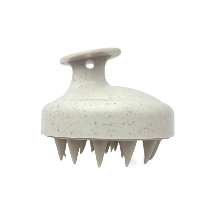 Brosse de lavage des cheveux TPE + paille de blé, brosse de lavage des cheveux, brosse de tête du cuir chevelu, peigne anti-démangeaison, brosse de Massage, outil de coiffure