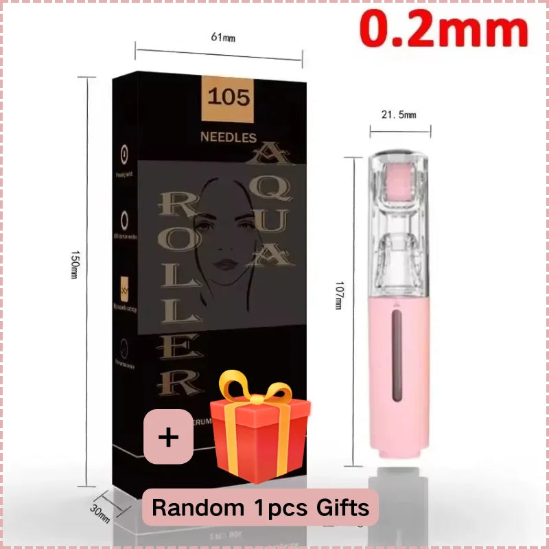 105 nouveau rouleau d'hydratation de la peau Micro système d'infusion livraison de l'huile lèvre plus dodue visage sourcils cheveux cuir chevelu sérum applicateur outil de beauté